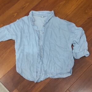 Light Blue Button-Up Shirt